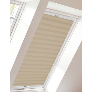 sunlines Dachfensterplissee »StartUp Style Crush«, Lichtschutz, verspannt,... creme + weiss  73,9 cm