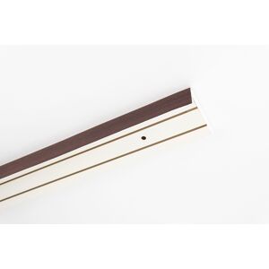 GARESA Gardinenschiene »Kunststoffschiene mit Blende«, 2 läufig-läufig,... mahagoni  L: 240 cm
