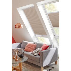 sunlines Dachfensterplissee »StartUp Style Honeycomb VD«, abdunkelnd,... sand + weiss  73,9 cm