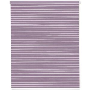 sunlines Seitenzugrollo »StartUp Style Stripes«, Lichtschutz, freihängend violett + weiss  180 cm