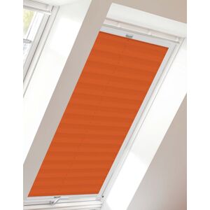 sunlines Dachfensterplissee »StartUp Style Crepe«, Lichtschutz, verspannt,... orange + weiss  59,5 cm