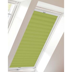 sunlines Dachfensterplissee »StartUp Style Crush«, Lichtschutz, verspannt,... limette + weiss  121,5 cm