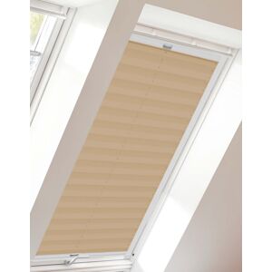 sunlines Dachfensterplissee »StartUp Style Crepe«, Lichtschutz, verspannt,... sand + weiss  99,5 cm