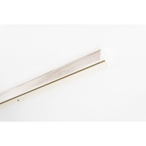 GARESA Gardinenschiene »Kunststoffschiene mit Blende«, 1 läufig-läufig,... eschefarben  L: 120 cm
