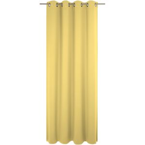 Wirth Vorhang »Uni Collection light«, (1 St.), nach Mass gelb Größe 215 cm