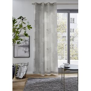 DELAVITA Vorhang »AMSTERDAM«, (1 St.), blickdicht, bedruckt, verschiedene... grau Größe 235 cm