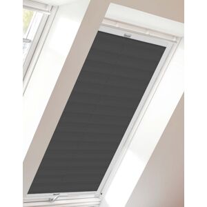 sunlines Dachfensterplissee »StartUp Style Crepe«, Lichtschutz, verspannt,... anthrazit + weiss Größe 121,5 cm
