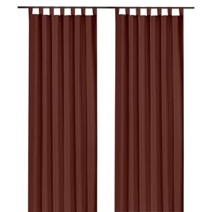 Weckbrodt Vorhang »Vito«, (1 St.), Schlaufenschal, Gardine, blickdicht,... schoko Größe 245 cm