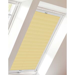 sunlines Dachfensterplissee »StartUp Style Crepe«, Lichtschutz, verspannt,... gelb + weiss Größe 136,1 cm