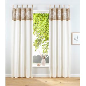 Home affaire Vorhang »Jule«, (1 St.), Nachhaltig beige/offwhite Größe 245 cm