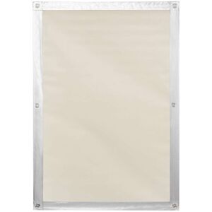 LICHTBLICK ORIGINAL Dachfensterrollo »Haftfix Hitzeschutz Abdunkelung«,... beige Größe 77 cm