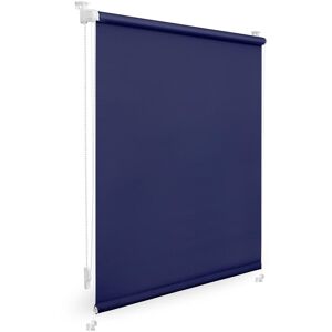 LICHTBLICK ORIGINAL Seitenzugrollo »Uni Rollo«, verdunkelnd,... blau + weiss Größe 150 cm