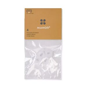 Manor - Feststeller Kunststoff Maxi, One Size, Weiss