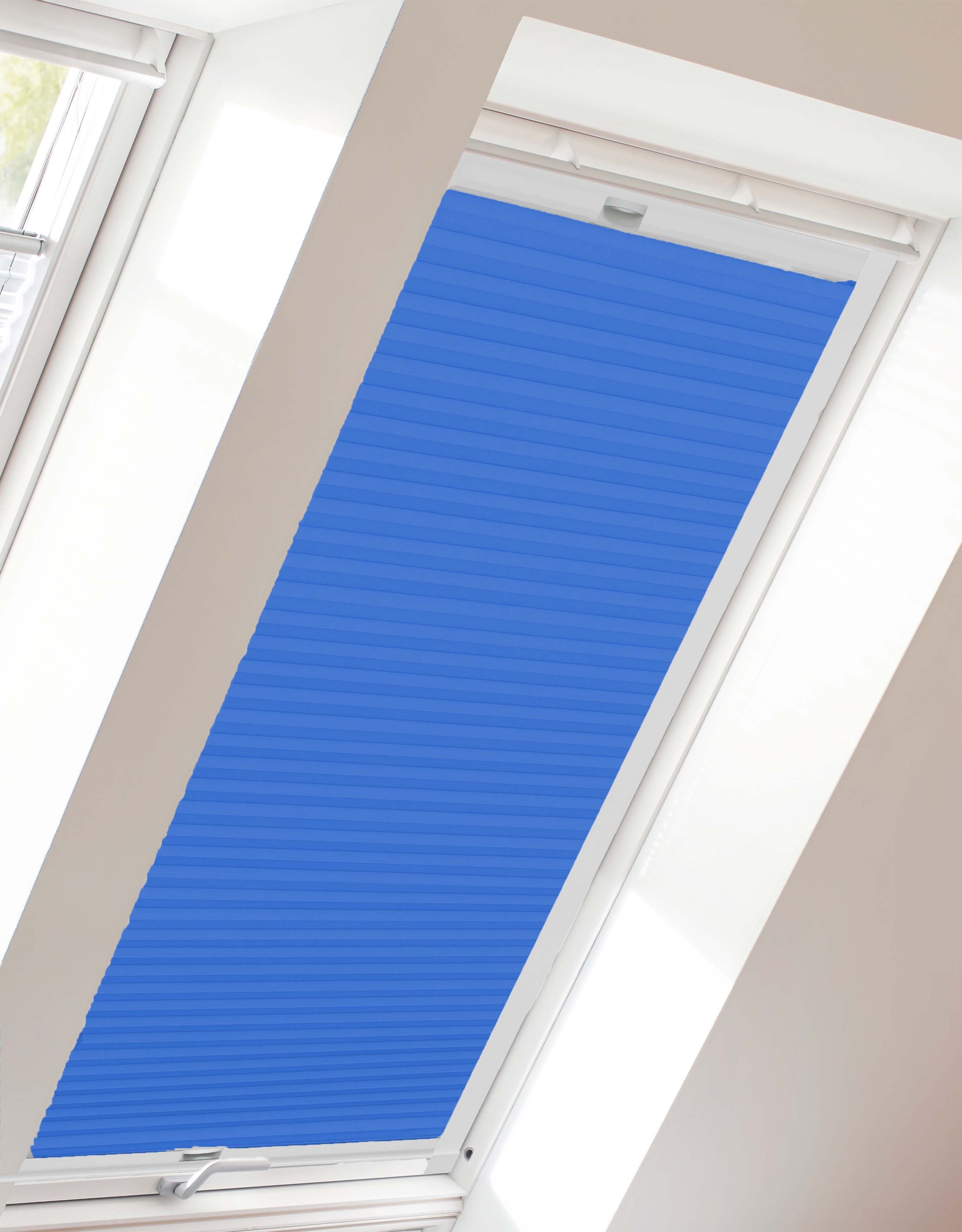 sunlines Dachfensterplissee »StartUp Style Honeycomb TL«, Lichtschutz,... blau