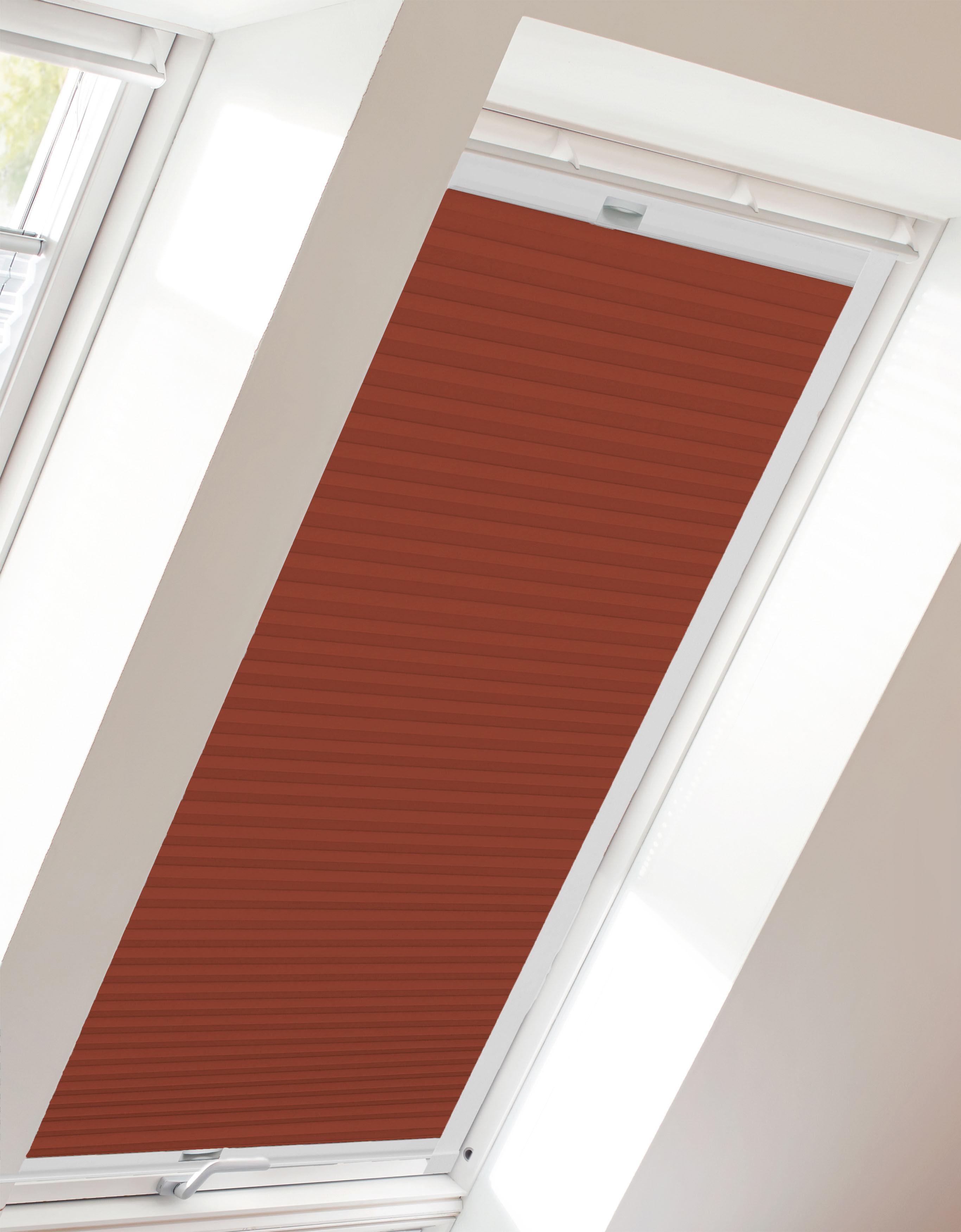 sunlines Dachfensterplissee »StartUp Style Honeycomb VD«, abdunkelnd,... rot