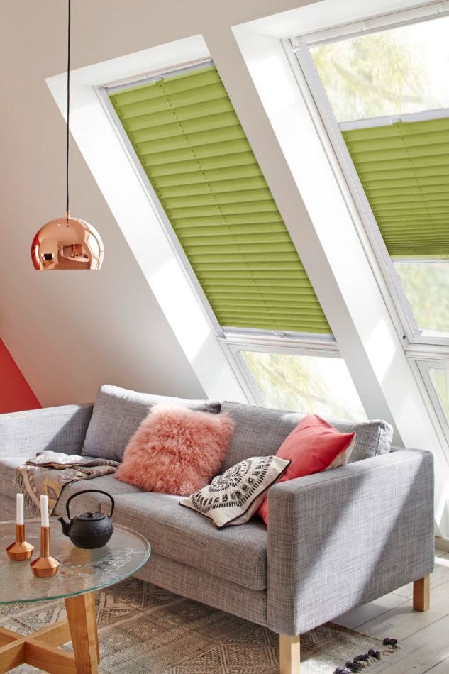 sunlines Dachfensterplissee »Young Style Energy Saving«, abdunkelnd,... grün