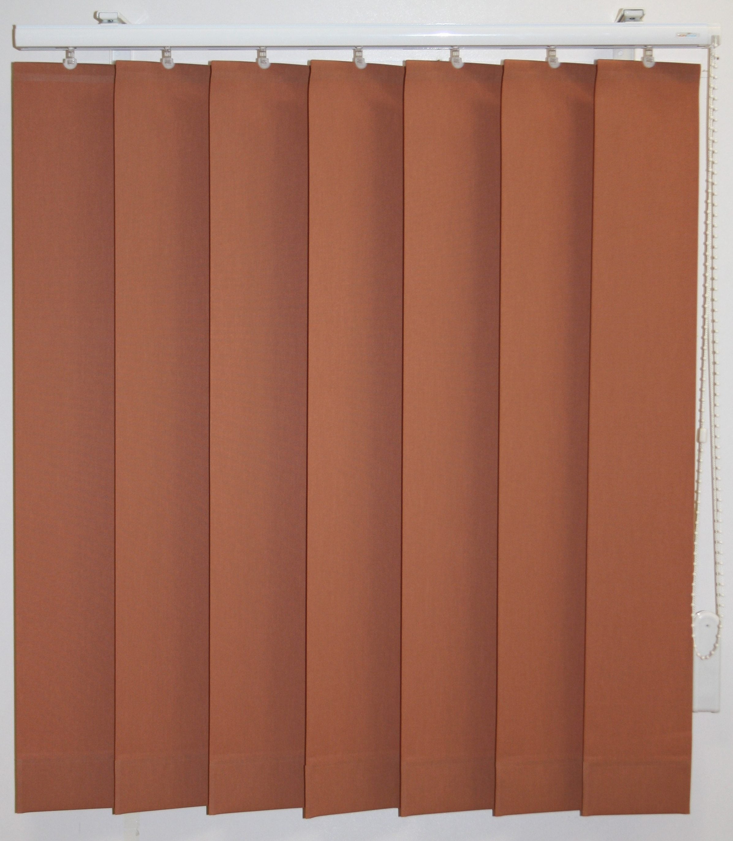 sunlines Lamellenvorhang nach Mass »Montana«, (1 St.), Wunschmass orange  B: 125 cm