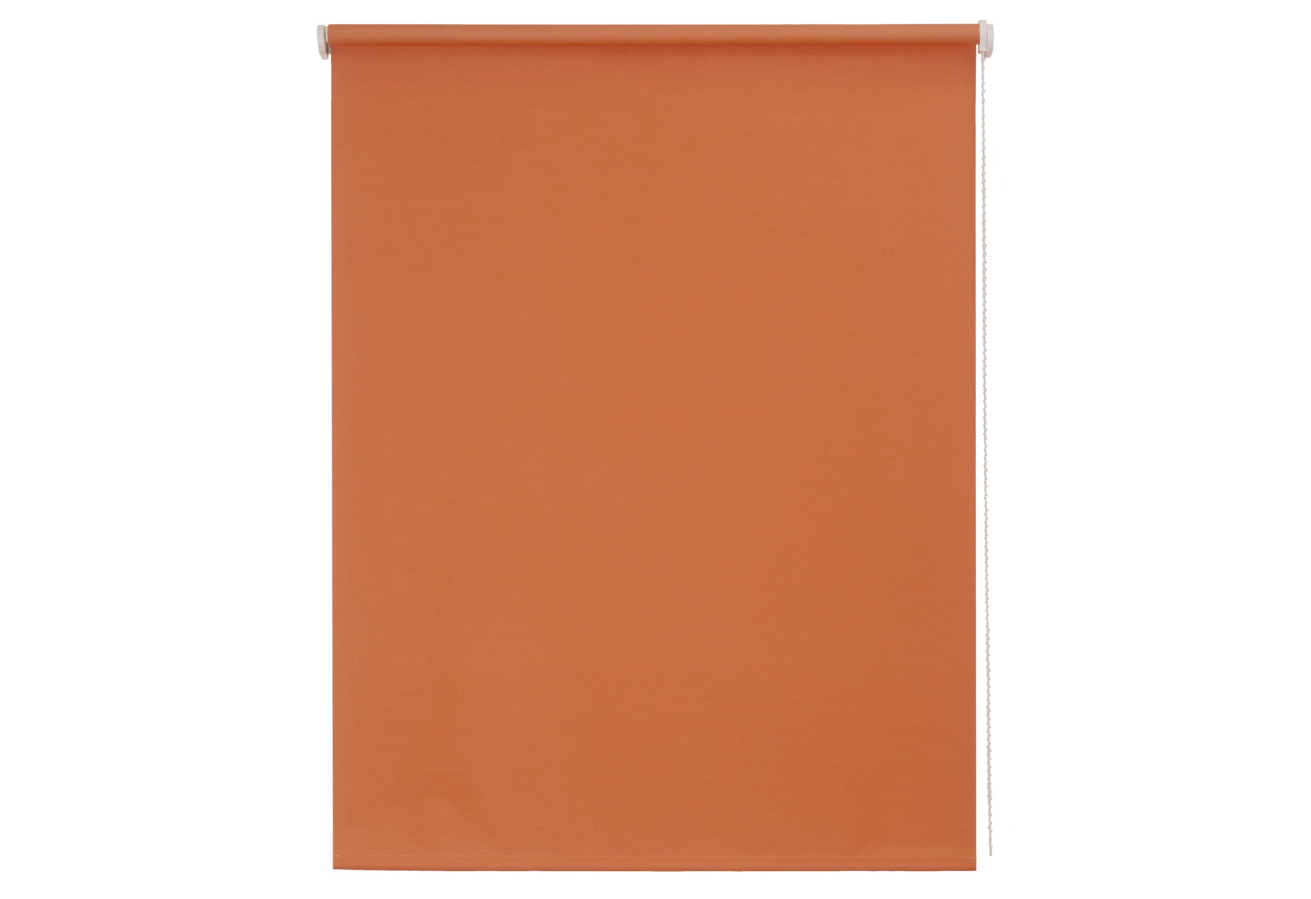 sunlines Seitenzugrollo nach Mass »SZR uni«, Lichtschutz, mit Bohren,... orange  H: 180 cm