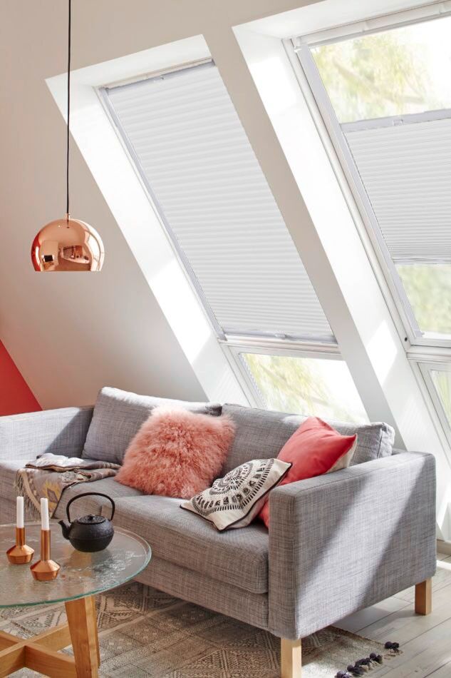 sunlines Dachfensterplissee »StartUp Style Honeycomb TL«, Lichtschutz,... weiss