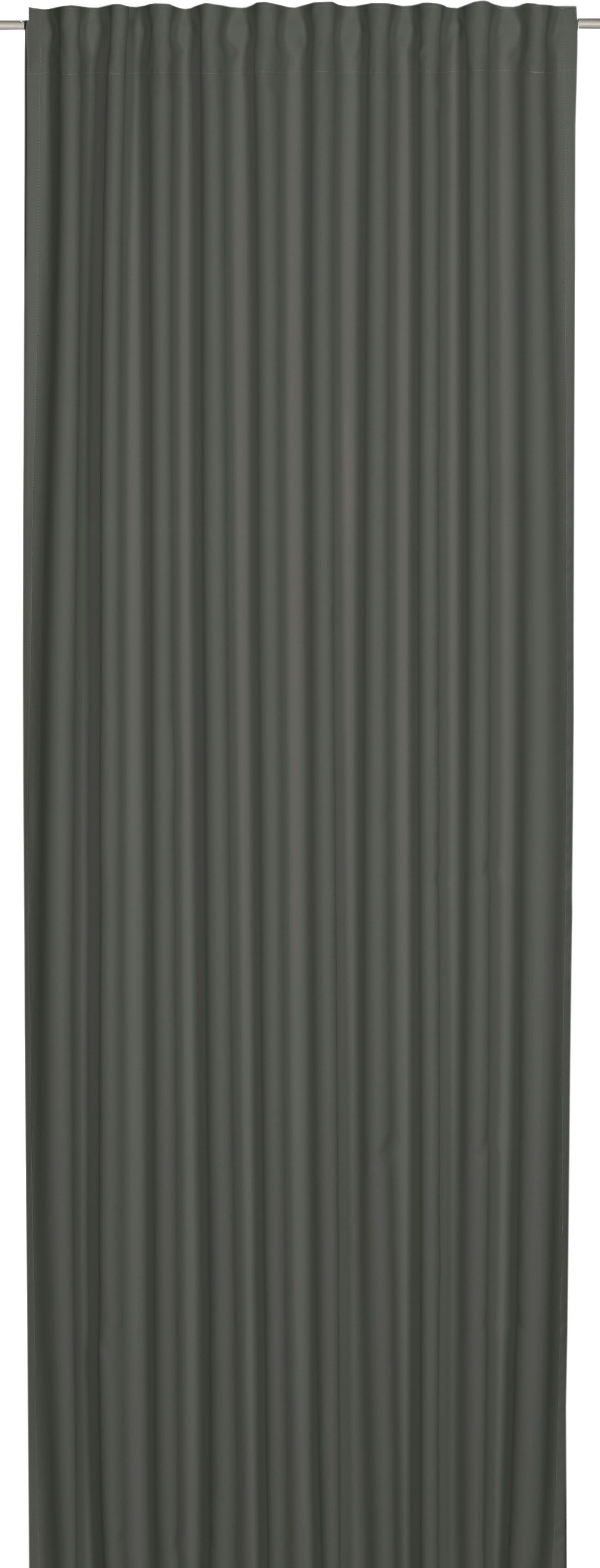 ELBERSDRUCKE Gardine »Midnight«, (1 St.), Ösenschal, 255x140 cm grau Größe H/B: 255/140 cm