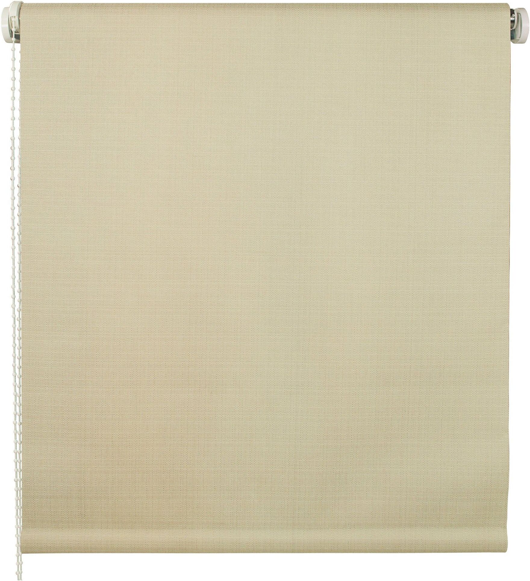 Liedeco Seitenzugrollo »Struktur«, verdunkelnd, mit Bohren, Uni, im Festmass beige Größe H/B: 175/102 cm H/B: 175/122 cm H/B: 175/142 cm H/B: 175/62 cm H/B: 175/82 cm