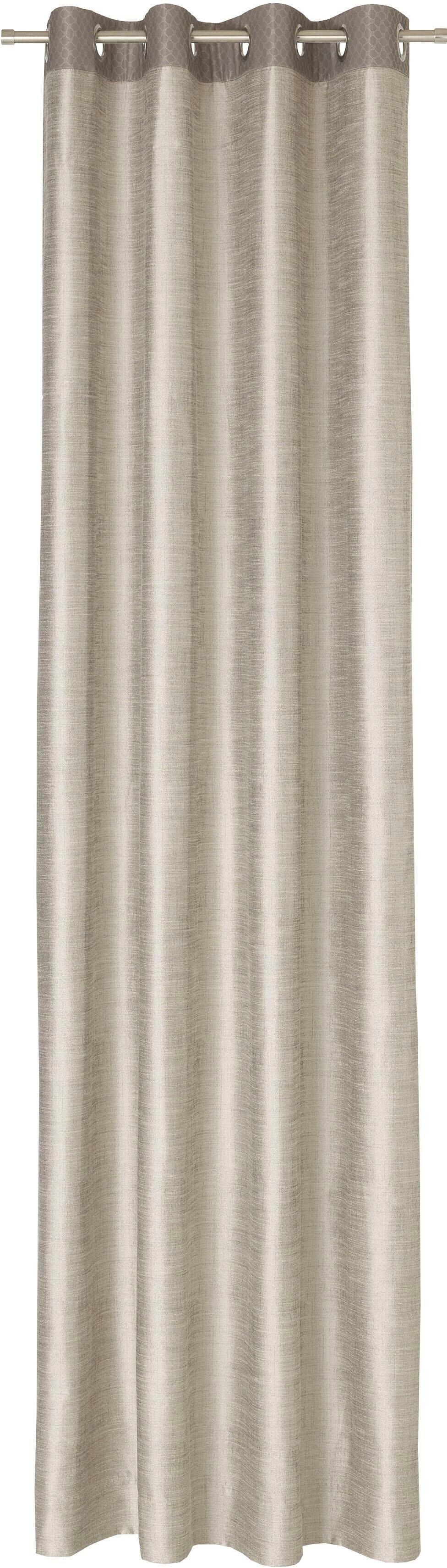 Joop! Gardine »Texture«, (1 St.), HxB: 250x140 cm beige Größe H/B: 250/140 cm