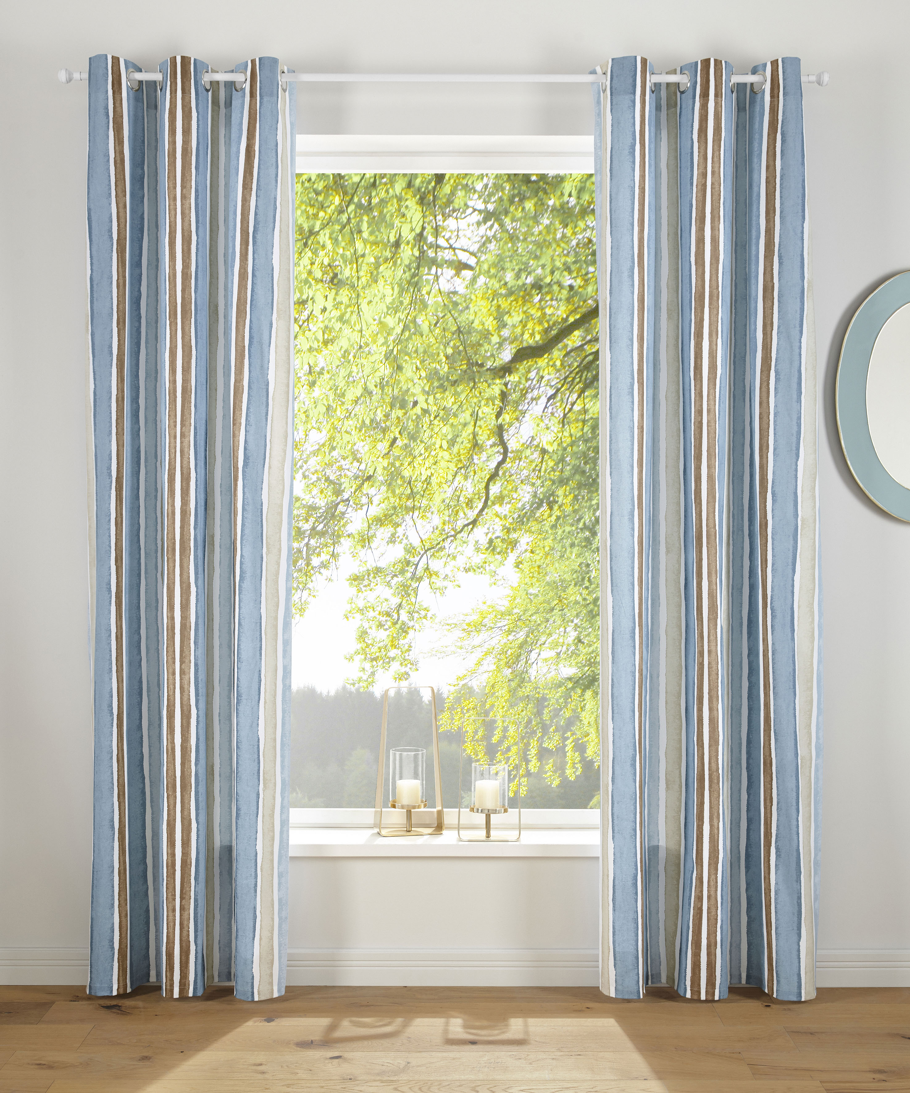 Guido Maria Kretschmer Home&Living Vorhang »Streifen«, (1 St.), Nachhaltig blau Größe
