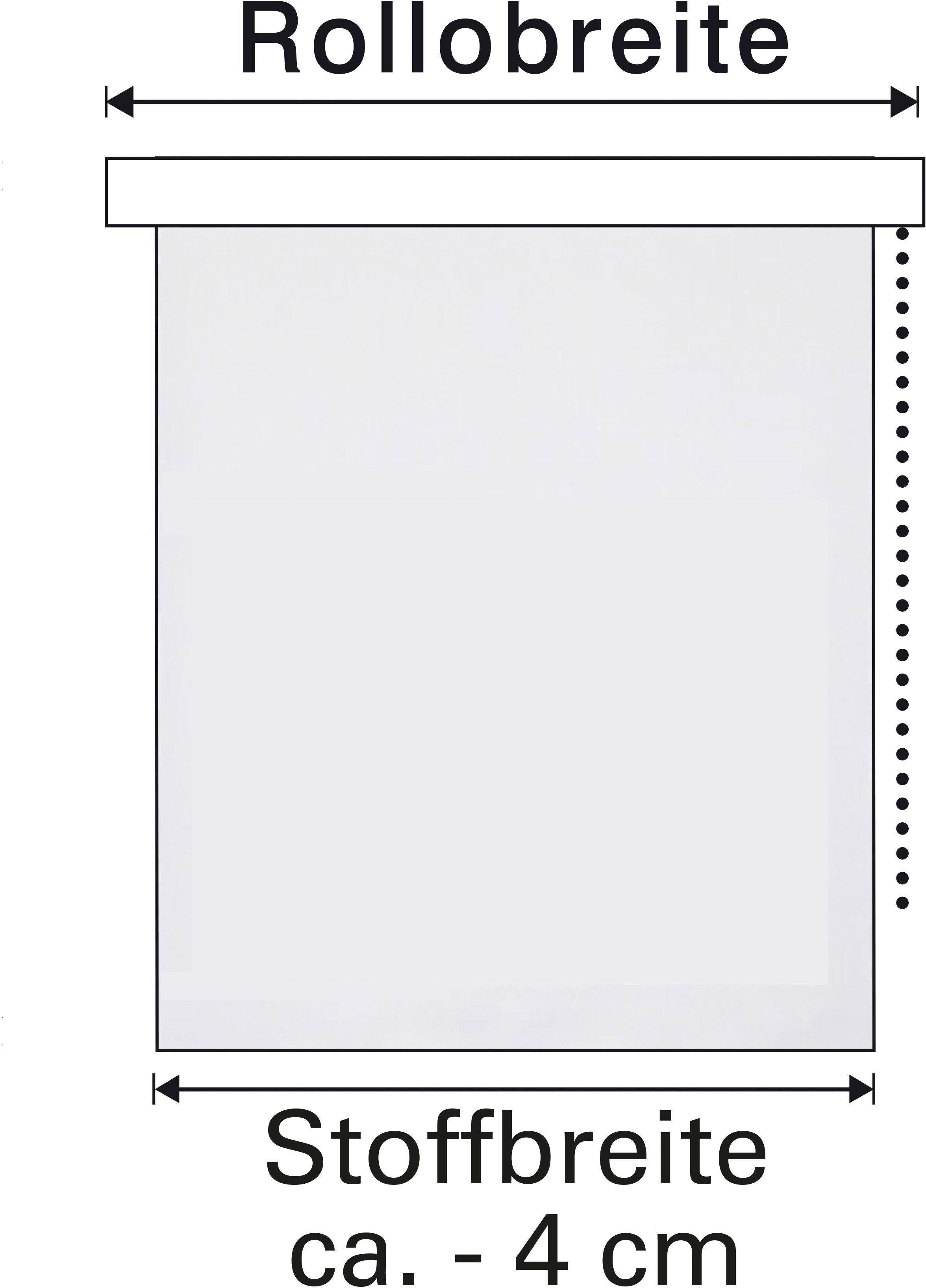 my home Seitenzugrollo »EASYFIX Doppelrollo«, halbtransparent, freihängend grau Größe