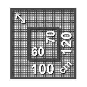 Schellenberg Fliegenschutz-Fenster TELESCOPE 60 x 70 - 100 x 120 cm anthrazit/anthrazit