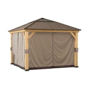 Sunjoy Zedernholz Gazebo Vorhang für 273cm x 273cm