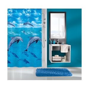 Kleine Wolke Duschvorhang Dolphin multicolor, 180 x 200 cm