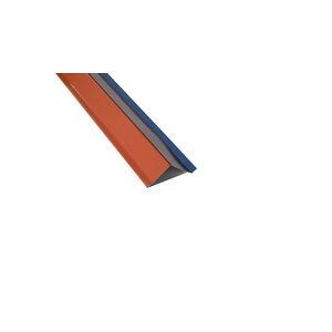 Weckman Traufenblech 100 cm 80 x 30 mm ziegelrot