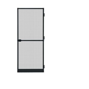 APANA Fliegengitter Insektenschutz Tür Alurahmen auf Maß Mückengitter Balkontür,Farbe:anthrazit (RAL7016),Größe (Breite x Höhe):100 x 210 cm