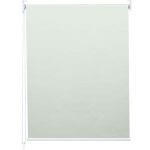 Rollo HHG 307, Fensterrollo Seitenzugrollo Jalousie, Sonnenschutz Verdunkelung blickdicht 80x160cm creme - beige