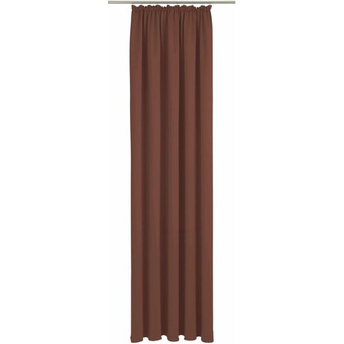 Wirth Vorhang WIRTH „Dim out“ Gardinen Gr. 225 cm, Kräuselband, 285 cm, braun Kräuselband