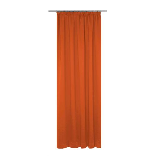 Wirth Vorhang WIRTH „Dim out“ Gardinen Gr. 355 cm, Kräuselband, 142 cm, orange (terra) Kräuselband nach Maß