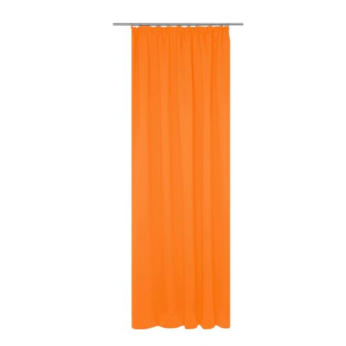 Wirth Vorhang WIRTH „Dim out“ Gardinen Gr. 265 cm, Kräuselband, 142 cm, orange Kräuselband nach Maß