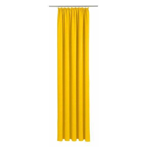 Wirth Vorhang WIRTH „Dim out“ Gardinen Gr. 225 cm, Kräuselband, 285 cm, gelb Kräuselband