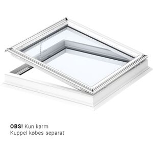 Velux Integra Elektrisk  Karm 60x60cm Kun Til Akryltop Isd 0000  Cvp 060060 0673qv