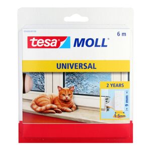 Tesa Tætningsliste Moll Pur - Hvid 9x6mm