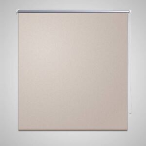vidaXL Mørklægningsrullegardin 120 x 230 cm beigefarvet