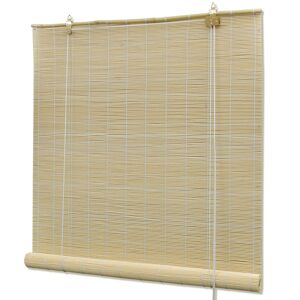 vidaXL Rullegardin i bambus 150 x 220 cm naturfarvet