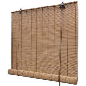 vidaXL rullegardin i bambus 120x220 cm brun