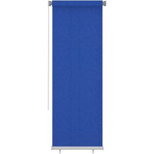 vidaXL udendørs rullegardin 80x230 cm HDPE blå