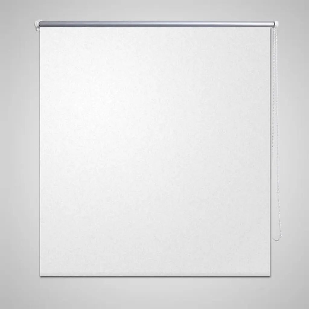 vidaXL Mørklægningsrullegardin 120 x 175 cm hvid