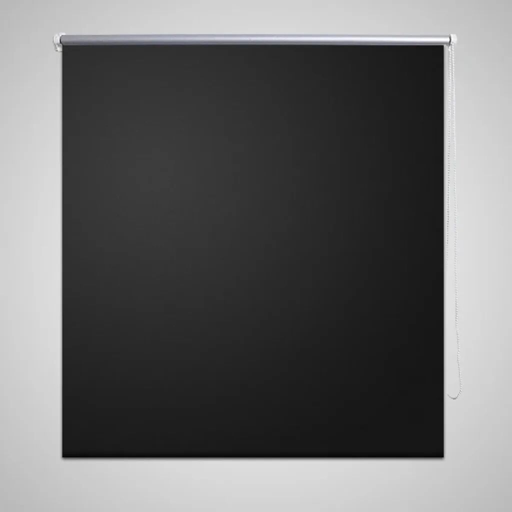 vidaXL Mørklægningsrullegardin 120 x 175 cm sort