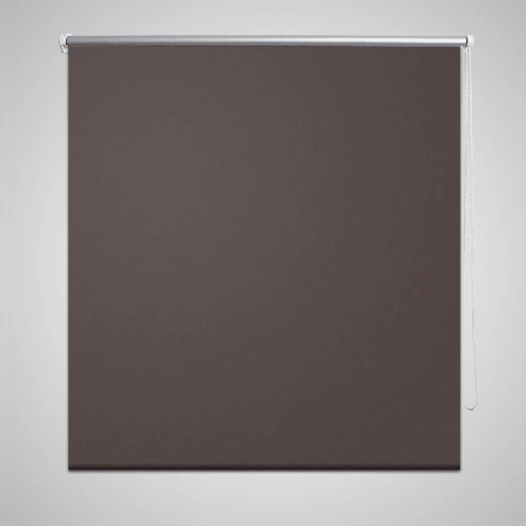 vidaXL Mørklægningsrullegardin 160 x 175 cm kaffefarvet