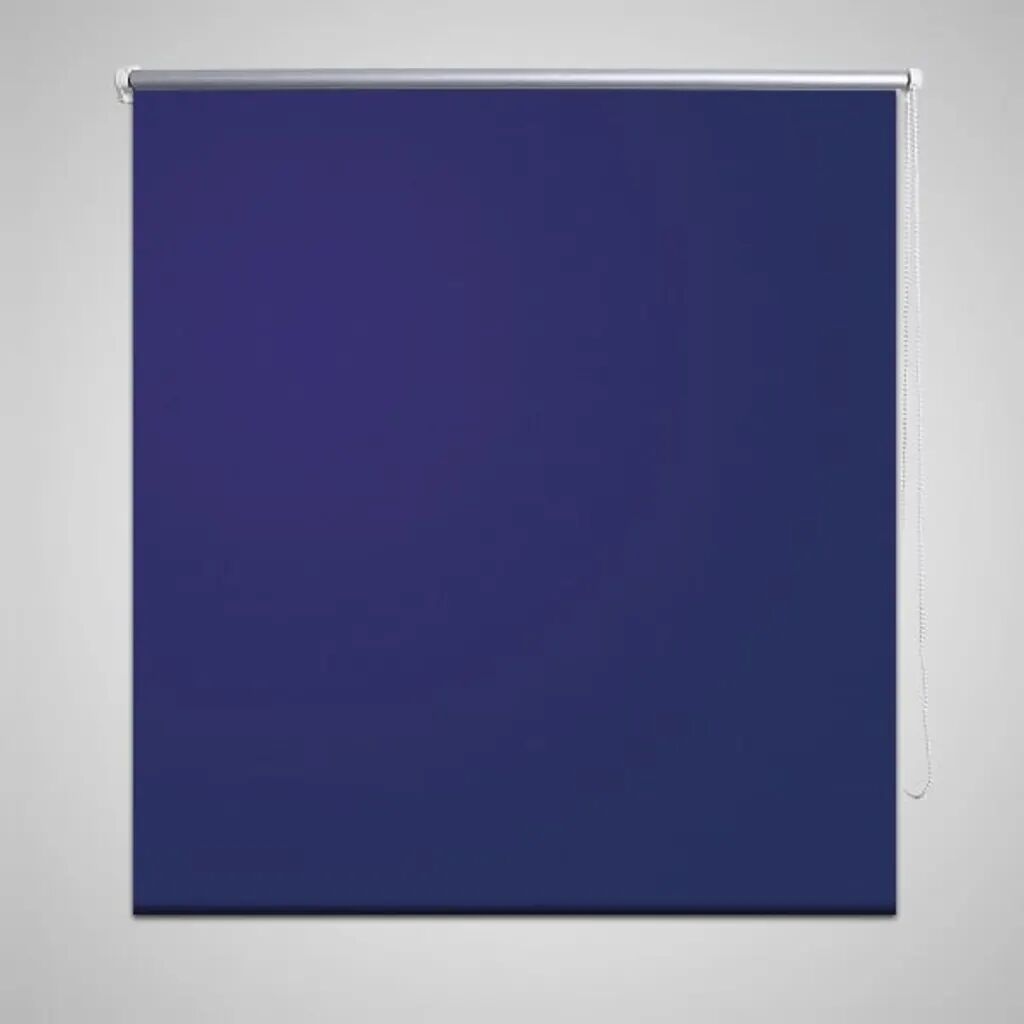 vidaXL Mørklægningsrullegardin 80 x 230 cm marineblå