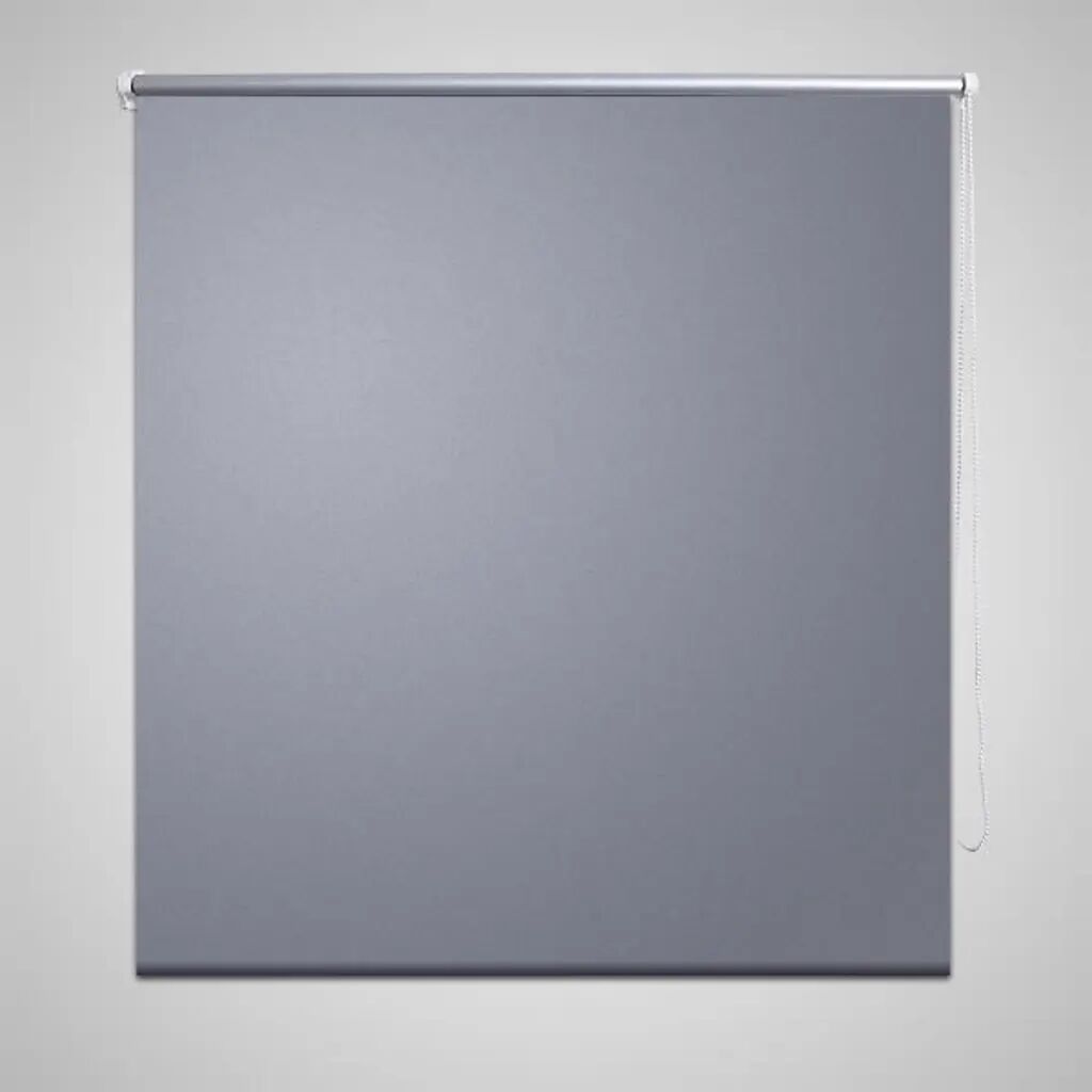vidaXL Mørklægningsrullegardin 120 x 230 cm grå