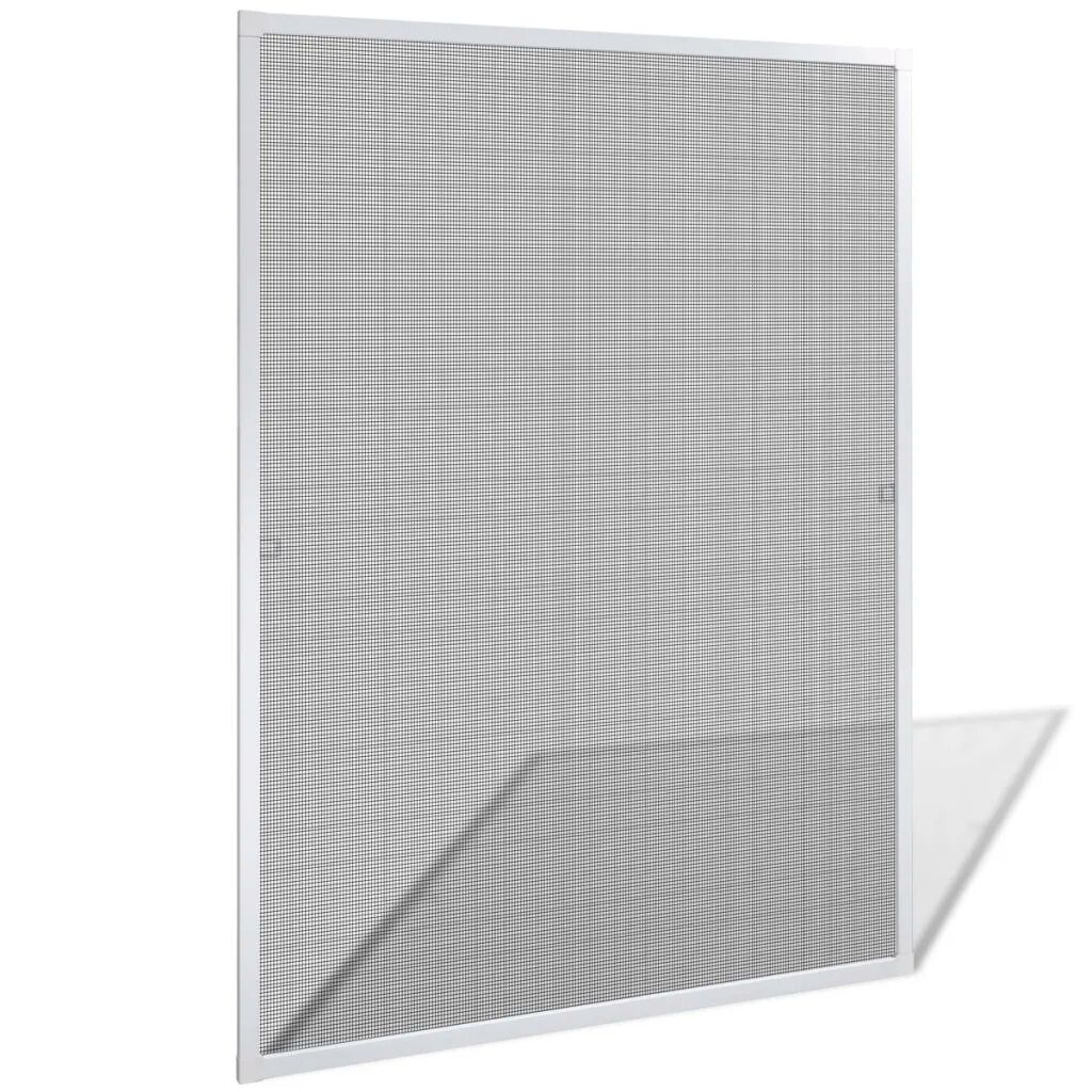 vidaXL insektskærm til vinduer 100 x 120 cm hvid
